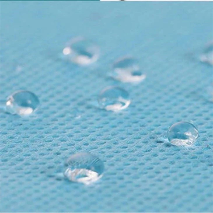 Customized PP Coated PE Polypropylene Waterproof Nonwoven Spunbond Medical Non-Woven Fabric For Disposable Protective Clothing/Isolation Gown